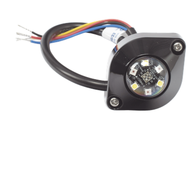 Estrobo Oculto LED / 6 LED / Ámbar/Blanco / 69 Patrones / Montaje Superficie / IP67/IP69K / 12-24 V