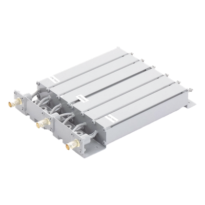Duplexer UHF / 6 Cavidades / 470-490 MHz / 50 Watt / 5 MHz Separación / 80 dB Aislamiento / BNC Hembras