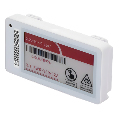 Etiqueta Electrónica de Tinta / 2.13 Pulgadas / 250x122 píxeles / Bluetooth 5.0 / IPX5 / NFC Integrado