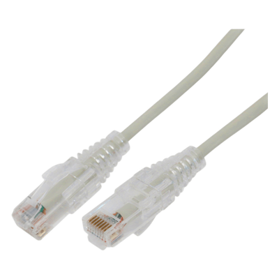 Cable de Parcheo Slim UTP / Cat6A / 2 m (6.56 ft) / 28 AWG / Gris