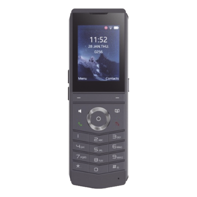 Teléfono IP Wi-Fi Portátil / Wi-Fi 6 Dual Banda / IP67 / Bluetooth 5.0 / Batería 1900 mAh / Pantalla 2.4''