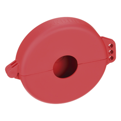 Dispositivo de Bloqueo LOTO / Válvulas de Compuerta / 3 a 6.5" / Polipropileno / -40°C a 101°C / Rojo