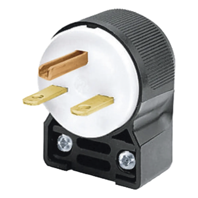 Clavija Angular Industrial / 15A 250V / 2 Polos 3 Hilos / NEMA 6-15P / 0.64m x 0.47m