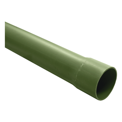 Tubo Conduit Pesado PVC / 1 1/2" (38 mm) / 3 m (9.8 ft) / Autoextinguible / No Conductor Eléctrico / NMX-E-012-SCFI