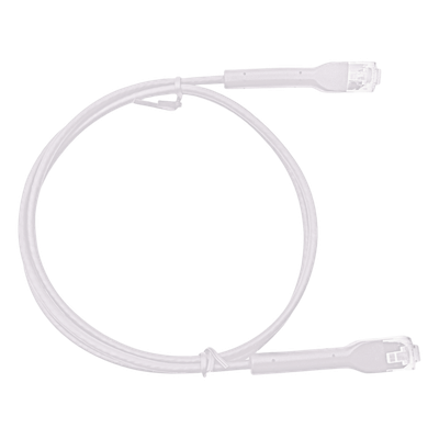 Cable de Parcheo UTP / Cat6 / Ultra Slim / 5 m (16.4 ft) / Bota Flexible / Blanco