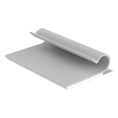Clip Adhesivo Tipo J / Cables hasta 6.4 mm (0.25') / Carga 0.263 kg / PVC Gris / Interior / Paquete 100 pz