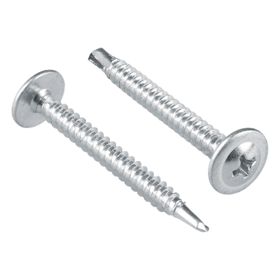 Tornillo Pija Punta de Broca / Cabeza Truss / #8 x 3/4" / Acero Galvanizado / Paquete 100 Unidades