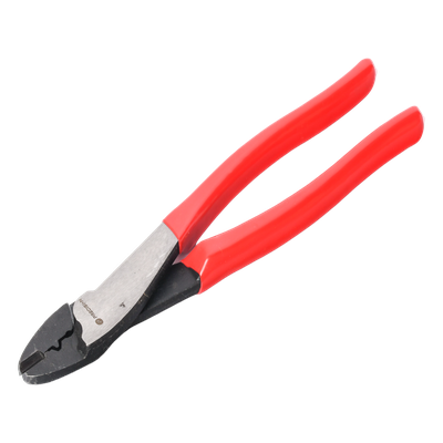 Pinza Ponchadora / 9.5" (241.3 mm) / Terminales Aislados y No Aislados / Rango 22-10 AWG / Cortacables Integrado / Acero Templado