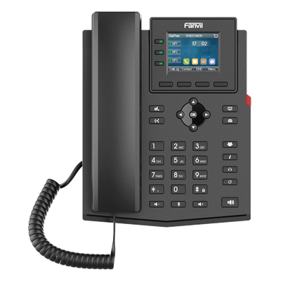 Teléfono IP Wi-Fi / 4 Líneas SIP / Pantalla LCD Color 2.4" / Wi-Fi Dual 2.4/5 GHz / PoE / Audio HD