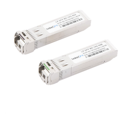 Transceptor Óptico SFP+ / 10 Gbps / Monomodo / Bidireccional 1270/1330 nm / Alcance 60 km (196.8 ft) / LC/UPC Simplex / DDM