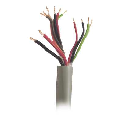 Cable Compuesto para Control de Acceso / 12 Conductores / 5 Pares 22 AWG + 1 Par 18 AWG / Intemperie / 152 m (500 ft)