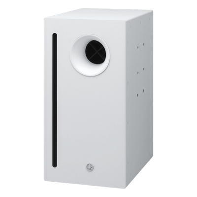 Subwoofer de Superficie / 10" / Baja Impedancia 8 Ohms / 100 W / Bass Reflex / Tecnología SR-Bass / Color Blanco