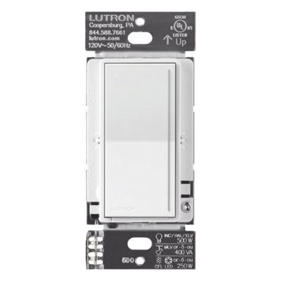 Atenuador Auxiliar de Pared / Control 3 Vías o Más / Hasta 4 Auxiliares por Circuito / 120 V~ 50/60 Hz / 8.3 A Máximo