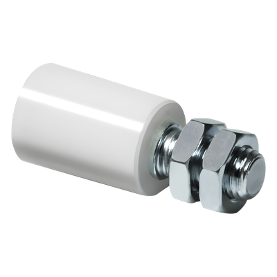 Rodillo de Nylon / Diámetro 39 mm / Cuerpo de Acero Galvanizado / Par de Apriete 5,30 Nm / M16 / Placa Guía 24 mm
