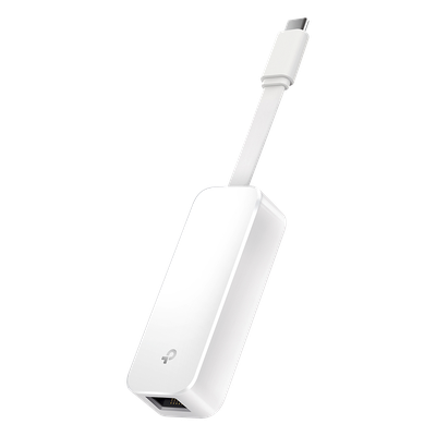Adaptador de red / Ethernet RJ45 10/100/1000Mbps / USB-C / Cable plegable / RTL8153 / 71x26x16.2 mm