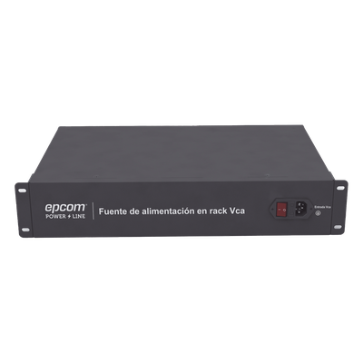 Fuente de Alimentación RACK / 16 Puertos / 480 W / 24 Vca / 20 A Total / 1.25 A Administrado por Canal / 19"
