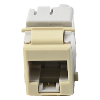 Jack Keystone / Cat6 UTP / Terminación Impacto 110 / T568A-B / Marfil / -10 a 60°C