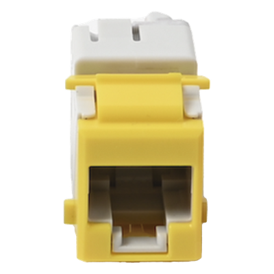 Jack Keystone / Categoría 6a / UTP / Terminación Punch Down 110 / T568A y T568B / -10 a 60°C