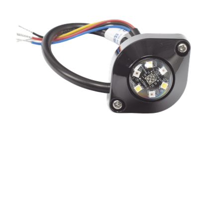 Estrobo LED Oculto / 6 LEDs / Blanco / 16 Patrones de Destello / 12-24 VDC / IP67 / 0.67 A