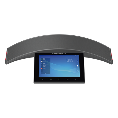 Teléfono IP de Audioconferencia / Android 10 / 12 Líneas SIP / Pantalla Táctil 7" / Wi-Fi 6 / Bluetooth 5.0 / PoE / Alcance de Voz 5 m (16.4 ft)