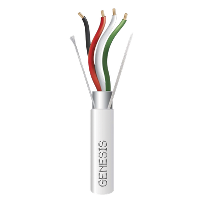 Cable para Alarma / 4x22 AWG / Blindado / Riser / 305 m (1000 ft) / Resistente a Luz Solar