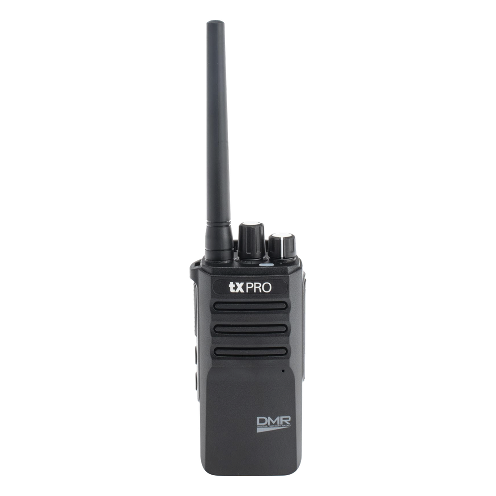 Radio Portátil DMR / UHF 400-470 MHz / 64 Canales / 4 Zonas / Cifrado Digital / 5W / USB-C