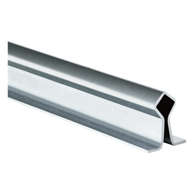 Guía de Piso para Ruedas Tipo V / Acero Galvanizado / 3 m (9.84 ft) / Fijación Empotrada con Cemento