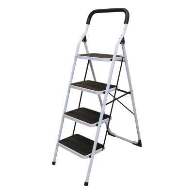 Escalera plegable tipo taburete / Acero / 1.37 m (4.5 ft) / Capacidad 160 kg