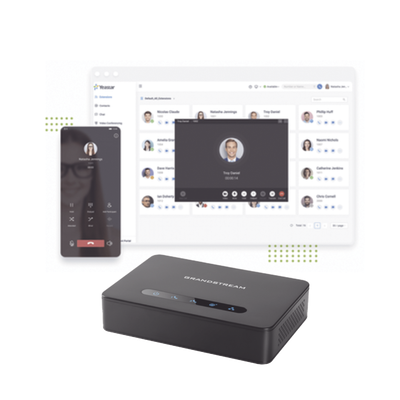 Conmutador Cloud / 10 Extensiones Enterprise / Gateway FXO / Línea Analógica / Videoconferencias / App Móvil