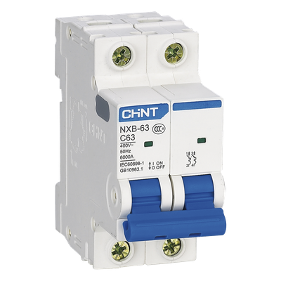 Interruptor Termomagnético DIN / 2 Polos / 32 A / 6 kA / 110-415 Vca / -40 °C a 70 °C