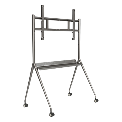 Soporte de Piso Móvil / Pantallas 86" y 98" / VESA 400x200 a 600x400 / Carga 135 kg / Estructura Metálica