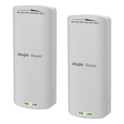 Kit Enlace Inalámbrico / 2.4 GHz / 300 Mbps / Alcance 500 m (1640 ft) / IP55 / 2x2 MU-MIMO / Dual LAN