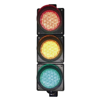 Semáforo LED / Tricolor Rojo-Verde-Amarillo / 100 mm / 110 VCA / IP65 / 100,000 h
