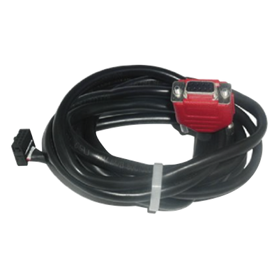 Cable de Programación / 2.5 m (8.2 ft) / Conector 10 Pines Serial a DB9 / Para Paneles FireNET y FireNET Plus