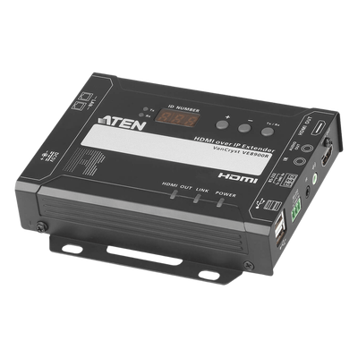 Receptor HDMI sobre IP / 1080p / 100m (328 pies) / Full HD / Sin PC ni software