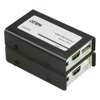 Extensor HDMI/USB / Sobre Cat 5e / 1080p a 40m (131 pies) / 1080i a 60m (197 pies) / HDCP / USB bidireccional