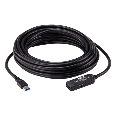 Cable extensor USB 3.2 Gen1 / 10 m / 32.8 ft / 5 Gbps / USB-C hembra con tornillos