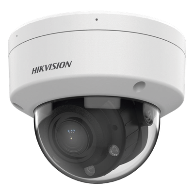 Cámara Domo IP / 4 Megapixel / Lente Motorizado 2.8-12 mm / Dual Light 30 m (98.4 ft) / WDR 120 dB / IP67 / IK08 / PoE