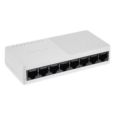 Switch de Escritorio / 8 Puertos / Fast Ethernet 10/100 Mbps / Diseño Compacto / Plug & Play