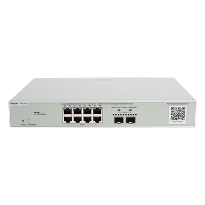 Switch Multi-Gigabit PoE++ / 8 Puertos 2.5G / 2 SFP+ / 370W / Capa 3 / 80 Gbps / Cloud Administrable