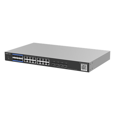 OLT Switch Híbrido Capa 3 / 8 PON 1G / 16 Ethernet 1G / 4 SFP+ 10G / 256 ONUs / 1U Rack / 17.32 x 10.24 x 1.72 in