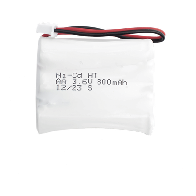 Batería de Níquel-Cadmio / 3.6V CC / 800 mAh / Luz de Emergencia