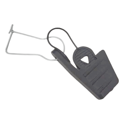 Tensor para Fibra Óptica / Drop Plana 5x2 mm / Redonda 3 mm / Tensión 500 N / Acero Inoxidable 201 / UV Resistente