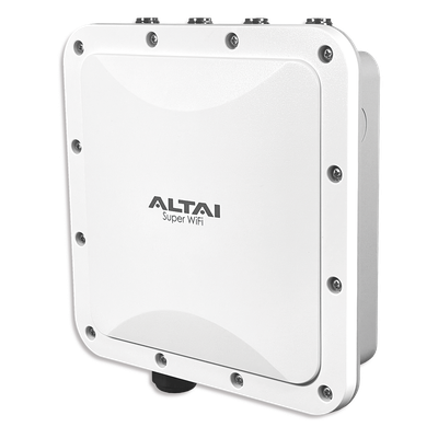 Punto de Acceso Industrial / Wi-Fi 6 / Doble Banda 2.4/5 GHz / 2x2 MIMO / 512 Usuarios / Cobertura 400 m (1312 ft) / IP67 / Puerto 2.5G + SFP