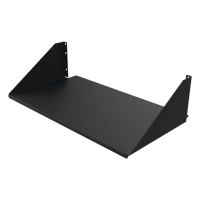 Charola para Rack 19" / Acero Sólido Calibre 16 / Capacidad de Carga 68 kg (150 lb) / 3 UR / Instalación Frontal o Trasera