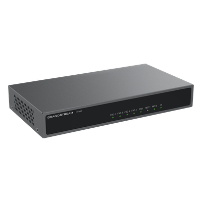 Gateway VoIP / 4 Puertos FXO / 1 Puerto FXS / 3 Perfiles SIP / PoE / NAT / Fax T.38 / Conferencia 3 Vías / Cifrado AES / Failover SIP