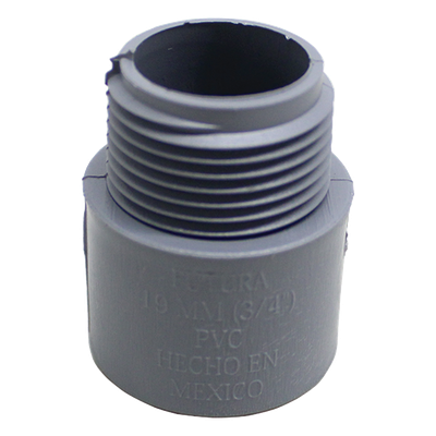 Conector para Conduit Cédula 40 / 1/2" / PVC Sin Plastificante / Unión Cementada / UL 651 / 60°C / Subterráneo e Intemperie