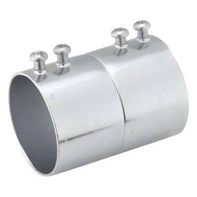 Cople para Pared Delgada / 2 in / Acero Galvanizado / Tornillo de Fijación / 83.10 mm (0.27 ft) Longitud