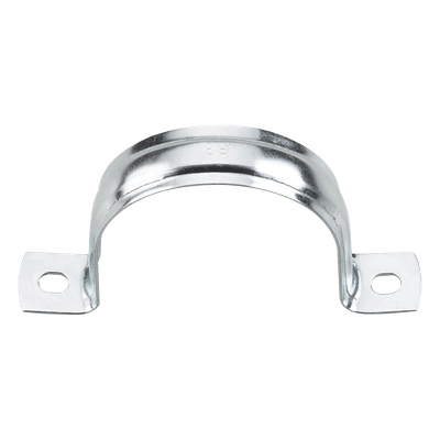 Abrazadera Omega / 5/8" (15.87 mm) / Acero Cincado / Carga 30 kg / Conduit y Cables Ligeros