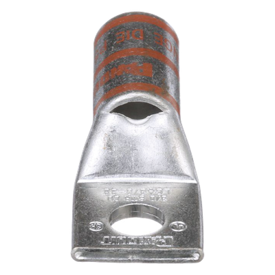 Zapata de Compresión / Calibre 3/0 AWG / Orificio 3/8" (9.5 mm) / Estañado / Mirilla de Inspección